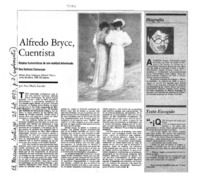 Alfredo Bryce, cuentista  [artículo] Ana María Larraín.