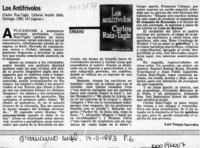 Los antifrívolos  [artículo] Luis Vargas Saavedra.