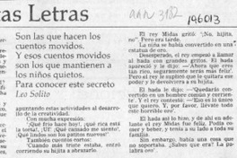 Las Quietas letras  [artículo].