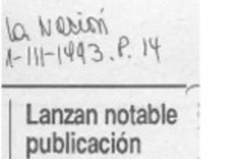 Lanzan notable publicación de contabilidad  [artículo].