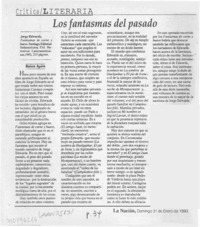 Los fantasmas del pasado  [artículo] Mariano Aguirre.