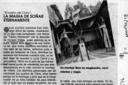 La magia de soñar eternamente  [artículo] Amarello.