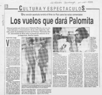 Los vuelos que dará Palomita  [artículo] Freddy Stock.