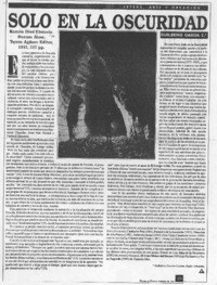 Solo en la oscuridad