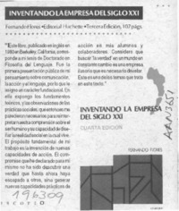 Inventando la empresa del siglo XXI  [artículo].