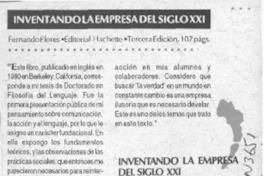 Inventando la empresa del siglo XXI  [artículo].
