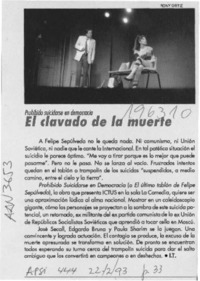 El clavado de la muerte  [artículo] I. T.