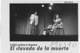 El clavado de la muerte  [artículo] I. T.