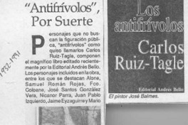 "Antifrívolos", por suerte  [artículo].
