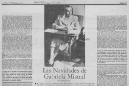 Las navidades de Gabriela Mistral