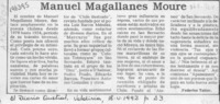 Manuel Magallanes Moure  [artículo] Federico Tatter.