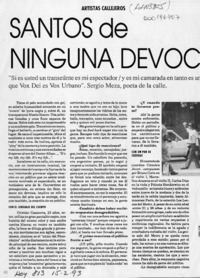 Santos de ninguna devoción  [artículo] A. P.