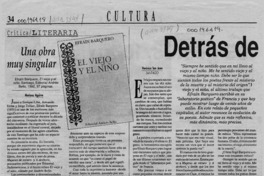 Detrás de los gestos, lo invisible  [artículo] Verónica San Juan.