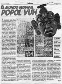 El mundo según el Popol Vuh  [artículo] José Gai.