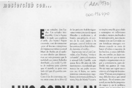 Luis Corvalán  [artículo] Rosario Guzmán Errázuriz.