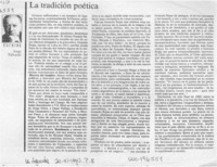 La tradición poética