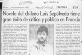 Novela del chileno Luis Sepúlveda tiene gran éxito de crítica y público en Francia  [artículo].