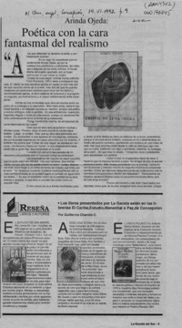 Poética con la cara fantasmal del realismo  [artículo] Daga.