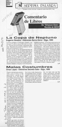 Comentario de libros