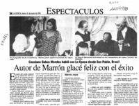 Autor de Marrón glacé feliz con el éxito  [artículo].