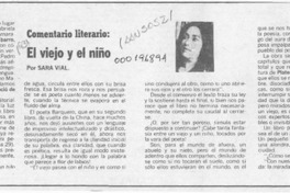El viejo y el niño  [artículo] Sara Vial.