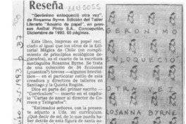 Reseña  [artículo] O. Z. S.