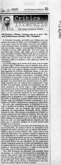 Mili Rodríguez Villouta, "Amanece que no es poco"  [artículo] Carlos Jorquera Alvarez.