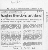Francisco Simón Rivas en Uplaced  [artículo].