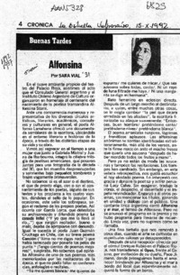 Alfonsina