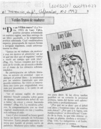 Verdes frutos de madurez