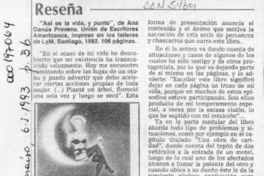 Reseña  [artículo] O. Z. S.