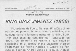 Rina Díaz Jiménez (1966)  [artículo].