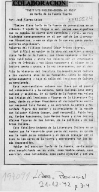 "Instituto Chileno-Chino 40 años"  [artículo] José Flores Leiva.