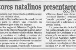 Dos autores natalinos presentaron sus obras  [artículo].