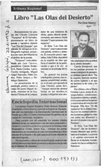Libro "Las olas del desierto"  [artículo] Omar Monroy.