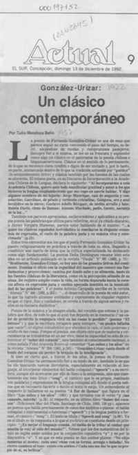 Un clásico contemporáneo