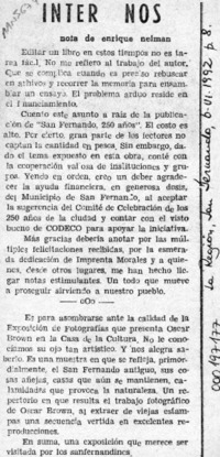 Inter Nos  [artículo] Enrique Neiman.