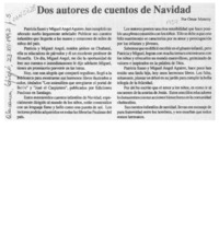 Dos autores de cuentos de Navidad  [artículo] Omar Monroy.