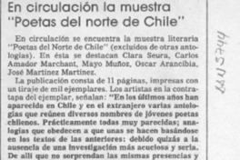 En circulación la muestra "Poetas del norte de Chile"