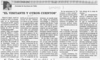 "El visitante y otros cuentos"  [artículo] Luis E. Aguilera.