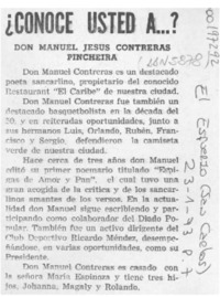 Conoce Ud. a -- ?  [artículo].