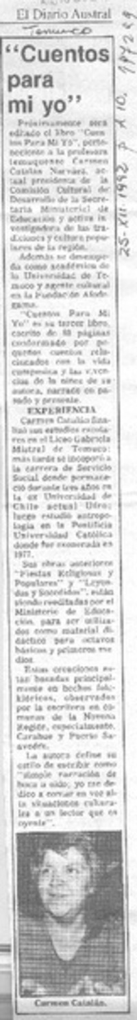 "Cuentos para mi yo"
