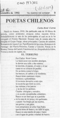 Poetas chilenos  [artículo].
