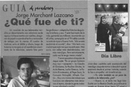 Qué fue de ti?  [artículo] M. Rodríguez.