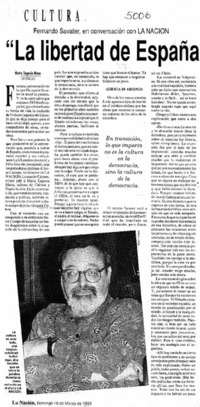 "La libertad de España debe más a las suecas que al PC"  [artículo] María Eugenia Meza.