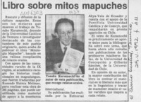 Libro sobre mitos mapuches