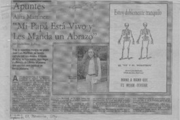 "Mi papá está vivo y les manda un abrazo"  [artículo] María Ester Roblero.