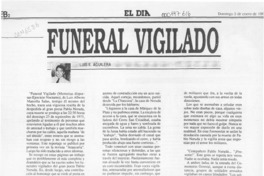 Funeral vigilado  [artículo] Luis E. Aguilera.