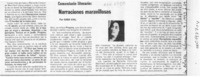 Narraciones maravillosas  [artículo] Sara Vial.