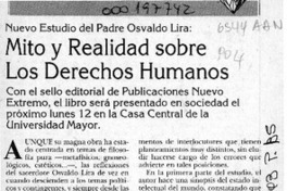 Mito y realidad sobre los derechos humanos  [artículo].